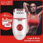 Enzo PROFESSIONAL Machine D'Épilation Avec 4 Accessoires pour le corps & jambes EN 3166