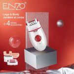 Enzo PROFESSIONAL Machine D'Épilation Avec 4 Accessoires pour le corps & jambes EN 3166 – Image 4