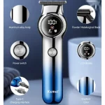 Nouveau Design Professionnel Tondeuse À Cheveux Hommes KM-1852 Barbier Sans Fil Rechargeable Tondeuse À Cheveux Tondeuse Avec Led Affichage Numérique