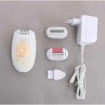 Epilateur Rasoir Electrique Rechargeable - 3 In 1- enzo En 3089 - Blanc – Image 2