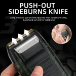 Kemei KM-2027 Rasoir Électrique 2 en 1 Tondeuse À Cheveux LCD Tondeuse À Barbe USB Tondeuse À Cheveux Machine Rasoir