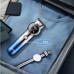 Nouveau Design Professionnel Tondeuse À Cheveux Hommes KM-1852 Barbier Sans Fil Rechargeable Tondeuse À Cheveux Tondeuse Avec Led Affichage Numérique