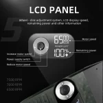 Kemei KM-2027 Rasoir Électrique 2 en 1 Tondeuse À Cheveux LCD Tondeuse À Barbe USB Tondeuse À Cheveux Machine Rasoir