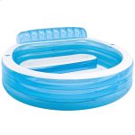 Piscine familiale Gonflable Intex 57190NP Swim Center, 229 x 218 x 76 cm 590 litres Blanc Bleu – Image 2