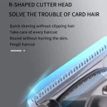 Mini tondeuse à cheveux kemei professionnelle de corps en métal couleur argent kemei Km-2831