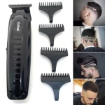 Kemei 1579 PRO-Tondeuse à cheveux sans fil, 0mm, pour coiffeur, tondeuse de finition, haute performance, profil bas