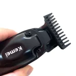 Kemei 1579 PRO-Tondeuse à cheveux sans fil, 0mm, pour coiffeur, tondeuse de finition, haute performance, profil bas