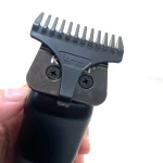 Kemei 1579 PRO-Tondeuse à cheveux sans fil, 0mm, pour coiffeur, tondeuse de finition, haute performance, profil bas