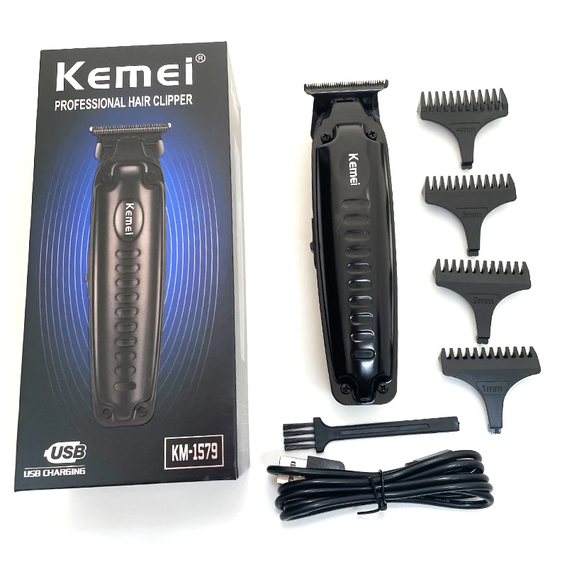 Kemei km-1579 PRO-Tondeuse à cheveux sans fil, 0mm, haute performance, noir Kemei km-1579 PRO-Tondeuse à cheveux sans fil, 0mm, haute performance, noir - - Boutique Algérie
