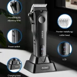 Kemei KM-5082 Tondeuse À Cheveux USB Base De Charge Affichage Numérique Tondeuse À Cheveux Rechargeable