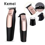 Tondeuse professionelle à cheveux électrique rechargeable kemei Km 3202 - Noir/ Gold