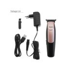 Tondeuse professionelle à cheveux électrique rechargeable kemei Km 3202 - Noir/ Gold – Image 2