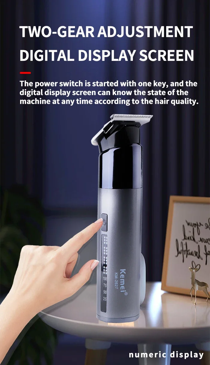 kemei Km-2627 Tondeuse à cheveux aste sans fil puissance kemei Km-2627 Tondeuse à cheveux aste sans fil puissance - - Boutique Algérie