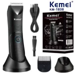 Kemei KM-1838 -Tondeuse à cheveux pour les zones sensibles et intime , lame en céramique,étanche, rasoir d'hygiène