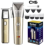 Kemei-Kit combiné étanche tondeuse , kit électrique pour hommes, 1733