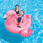 bouée Flamant rose gonflable rose intex 147x140x94cm