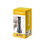 kemei KM-1845 Kit Tondeuse Zone Sensible et intime Corps - Afficheur LCD - Lavable et douce - Noir
