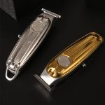 Kemei KM-1973 – tondeuse à cheveux professionnelle sans fil, rechargeable USB, tête d'huile, corps en métal