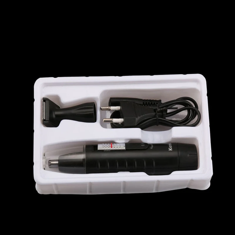 Kit Tondeuse À Cheveux Rasoir Barbe Et Nez Unisex /Km 9688