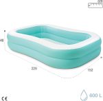 Piscine familiale Intex Swim Center bleu orange 57181NP