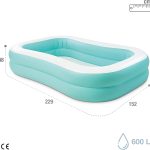 Piscine familiale Intex Swim Center bleu orange 57181NP