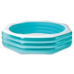 Piscine familiale octogonale intex 254 cm x 56 cm bleu