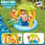 Piscine Gonflable Avec Auvent 102x86cm Tropicale Pataugette INTEX | 58417NP