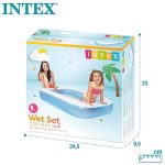 Piscine gonflable rectangulaire Intex 57403NP multicolore 166 x 100 x 28 cm 102 litres