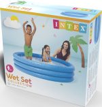 Piscine Intex cristal, 147x33 cm, 288 l bleu ciel