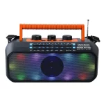 Radio Portable FM/AM/SW de haute qualité, 3 groupes de fréquences avec panneau solaire, adapté à la famille et au bureau FP-2392-S