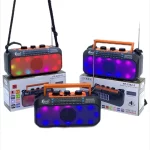 Radio Portable FM/AM/SW de haute qualité, 3 groupes de fréquences avec panneau solaire, adapté à la famille et au bureau FP-2392-S