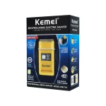 Rasoir à barbe de charge étanche IPX6 original Kemei KM-tx9