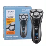 Rasoir ENZO EN-9309 rechargeable à trois têtes - afficheur LCD finition 0mm