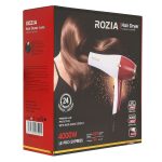 Sèche-cheveux Rozia, sèche-cheveux 4000 W avec 2 modes de chauffage, HC-8190, blanc/rouge - Fabvariety