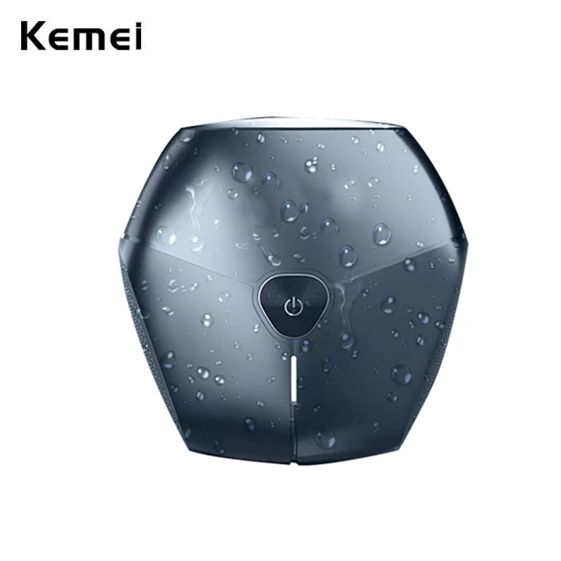 Kemei km-8513 – rasoir électrique pour hommes, Double tête flottante, entièrement lavable étanche intelligent, Rechargeable,