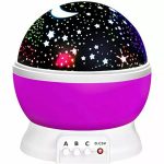 Veilleuse rotative à projection de ciel étoilé, lampe lune et étoile pour fête d'enfants - star master – Image 9