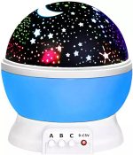 Veilleuse rotative à projection de ciel étoilé, lampe lune et étoile pour fête d'enfants - star master – Image 10