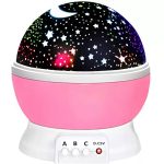 Veilleuse rotative à projection de ciel étoilé, lampe lune et étoile pour fête d'enfants - star master – Image 11