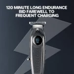 Kemei km-2289 Tondeuse À Cheveux Sans Fil Électrique En Acier Inoxydable