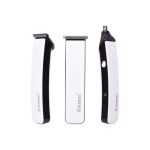 Kit Tondeuse Electrique Rechargeable - kemei Km-3560 - Blanc – Image 3