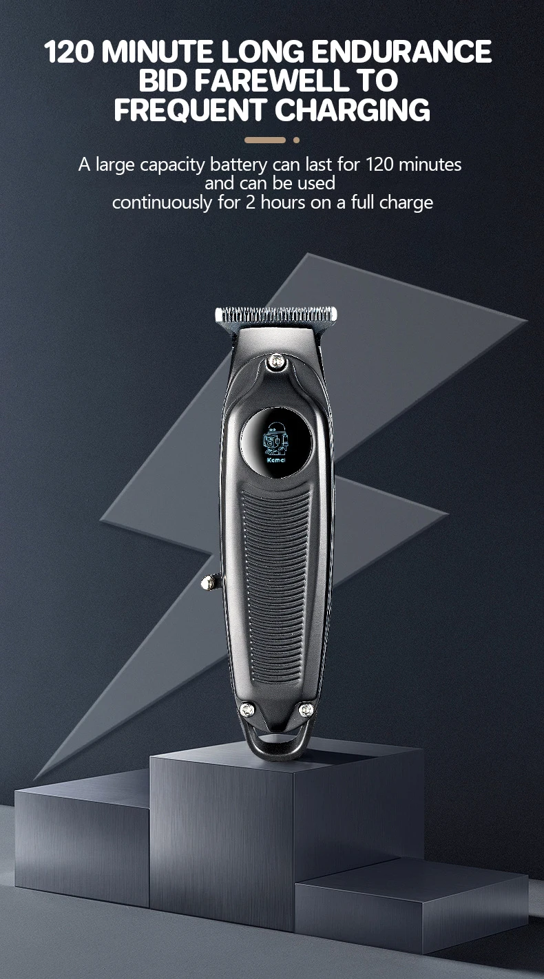 Kemei km-2289 Tondeuse À Cheveux Sans Fil Électrique En Acier Inoxydable Kemei km-2289 Tondeuse À Cheveux Sans Fil Électrique En Acier Inoxydable - - Boutique Algérie