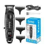 Kemei Km-2288 Tondeuse À Cheveux et barbe Professionnel avec afficheure lcd noir