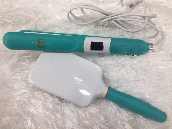 Brosse à cheveux portable Fer chaud 2 en 1 Hair Airbag Comb Hair Straightener