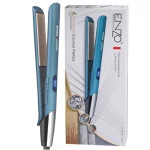 ENZO EN-3863A – lisseur de cheveux électrique en céramique, thérapie avancée à la noix de coco, vert