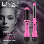 ENZO professionnel ionique haute vitesse sèche-cheveux brosse à Air chaud 2 en 1