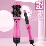 ENZO professionnel ionique haute vitesse sèche-cheveux brosse à Air chaud 2 en 1
