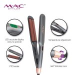 Fer à Lisser mac MC-5506 professionnel en titane 450 F°- Ecran LCD