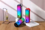 haut-parleur LED Awei M9 caisson de basses 5W * 2 haut-parleur sans fil étanche extérieur
