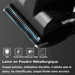 Kemei KM-2296 Tondeuse À Cheveux professionnel pour Hommes réglable noir Tondeuse Tondeuse à cheveux