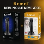 Kemei KM-2296 Tondeuse À Cheveux professionnel pour Hommes réglable noir Tondeuse Tondeuse à cheveux